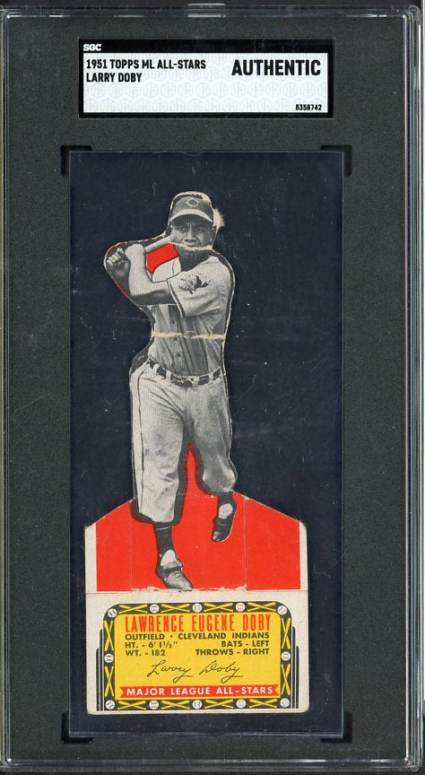 1951 Topps Major League All Stars Larry Doby Indians SGC Auth 537827
