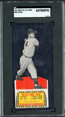 1951 Topps Major League All Stars Hoot Evers Tigers SGC Auth 537830