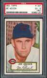1952 Topps #347 Joe Adcock Reds PSA 5 EX mk 537882