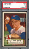 1952 Topps #345 Sam White Red Sox PSA 5 EX 537885