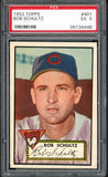 1952 Topps #401 Bob Schultz Cubs PSA 5 EX 537886