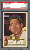 1952 Topps #351 Al Dark Giants PSA 3 VG 537889