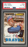 1967 Topps #250 Hank Aaron Braves PSA 6 EX-MT 537896
