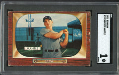 1955 Bowman #202 Mickey Mantle Yankees SGC 1 PR 537905
