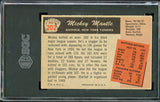 1955 Bowman #202 Mickey Mantle Yankees SGC 1 PR 537905