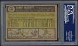 1961 Topps Baseball #349 Danny McDevitt Yankees PSA 7 NM 537952