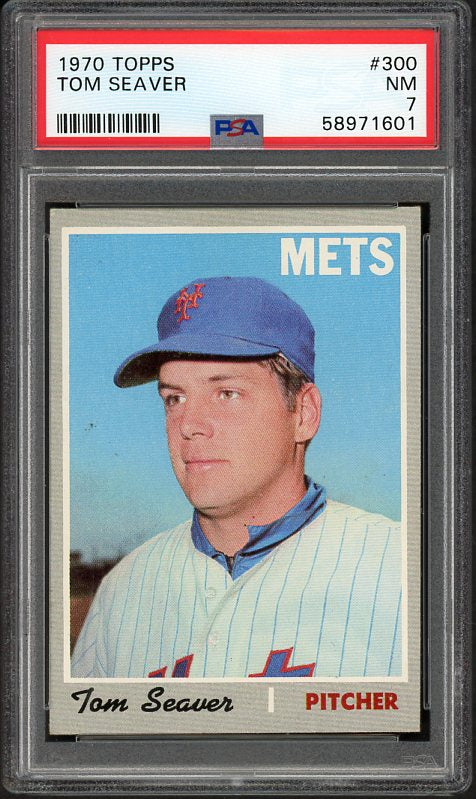 1970 Topps Baseball #300 Tom Seaver Mets PSA 7 NM 537955