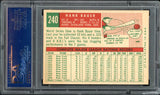 1959 Topps Baseball #240 Hank Bauer Yankees PSA 7 NM 537959