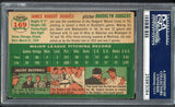 1954 Topps Baseball #169 Jim Hughes Dodgers PSA 4 VG-EX 537965