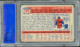 1957 Topps Baseball #185 Johnny Kucks Yankees PSA 8 NM/MT 537972