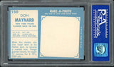 1961 Topps Football #150 Don Maynard Titans PSA 7 NM 537999