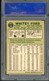 1967 Topps Baseball #005 Whitey Ford Yankees PSA 7 NM 538050