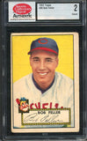 1952 Topps Baseball #088 Bob Feller Indians SCD 2 GD 538114