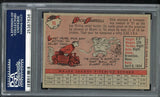1958 Topps Baseball #076 Dick Farrell Phillies PSA 7 NM Yellow Letter 538121