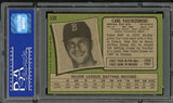 1971 Topps Baseball #530 Carl Yastrzemski Red Sox PSA 7 NM 538138