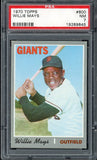 1970 Topps Baseball #600 Willie Mays Giants PSA 7 NM 538149