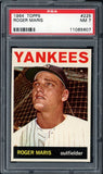 1964 Topps Baseball #225 Roger Maris Yankees PSA 7 NM 538155
