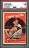 1959 Topps Baseball #202 Roger Maris A's PSA 7 NM 538158