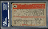 1952 Topps Baseball #067 Allie Reynolds Yankees PSA 6 EX-MT Red 538160