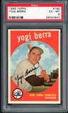 1959 Topps Baseball #180 Yogi Berra Yankees PSA 6 EX-MT 538164