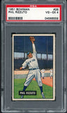1951 Bowman Baseball #026 Phil Rizzuto Yankees PSA 4 VG-EX 538176
