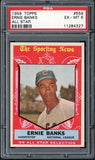 1959 Topps Baseball #559 Ernie Banks A.S. Cubs PSA 6 EX-MT 538183