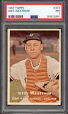 1957 Topps Baseball #323 Wes Westrum Giants PSA 7 NM 538193