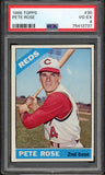 1966 Topps Baseball #030 Pete Rose Reds PSA 4 VG-EX 538206