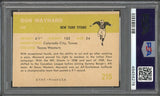 1961 Fleer Football #215 Don Maynard Titans PSA 7 NM 538225