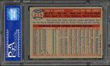 1957 Topps Baseball #215 Enos Slaughter Yankees PSA 6 EX-MT 538232