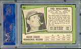 1971 Topps Baseball #380 Ted Williams Senators PSA 6 EX-MT 538236