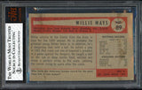 1954 Bowman Baseball #089 Willie Mays Giants BVG 3 VG 538272