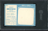 1961 Topps Football #071 Jim Brown Browns SGC 6 EX-MT 538294