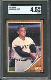 1962 Topps Baseball #300 Willie Mays Giants SGC 4.5 VG-EX+ 538310