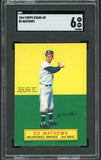 1964 Topps Baseball Stand Ups Eddie Mathews Braves SGC 6 EX-MT 538320