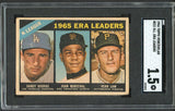 1966 Topps Venezuelan #221 N.L Era Leaders Sandy Koufax SGC 1.5 FR 538322