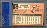 1969 Topps Baseball #385 Orlando Cepeda Braves PSA 7 NM 538344