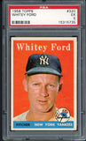 1958 Topps Baseball #320 Whitey Ford Yankees PSA 5 EX 538345