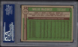 1976 Topps Baseball #520 Willie McCovey Padres PSA 8 NM/MT 538351