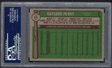 1976 Topps Baseball #055 Gaylord Perry Rangers PSA 8 NM/MT 538352