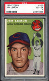 1954 Topps Baseball #103 Jim Lemon Indians PSA 4 VG-EX 538394