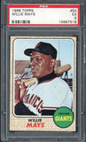 1968 Topps Baseball #050 Willie Mays Giants PSA 5 EX 538414