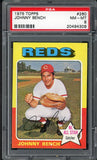 1975 Topps Baseball #260 Johnny Bench Reds PSA 8 NM/MT 538416