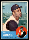 1963 Topps Baseball #540 Roberto Clemente Pirates VG-EX 538445