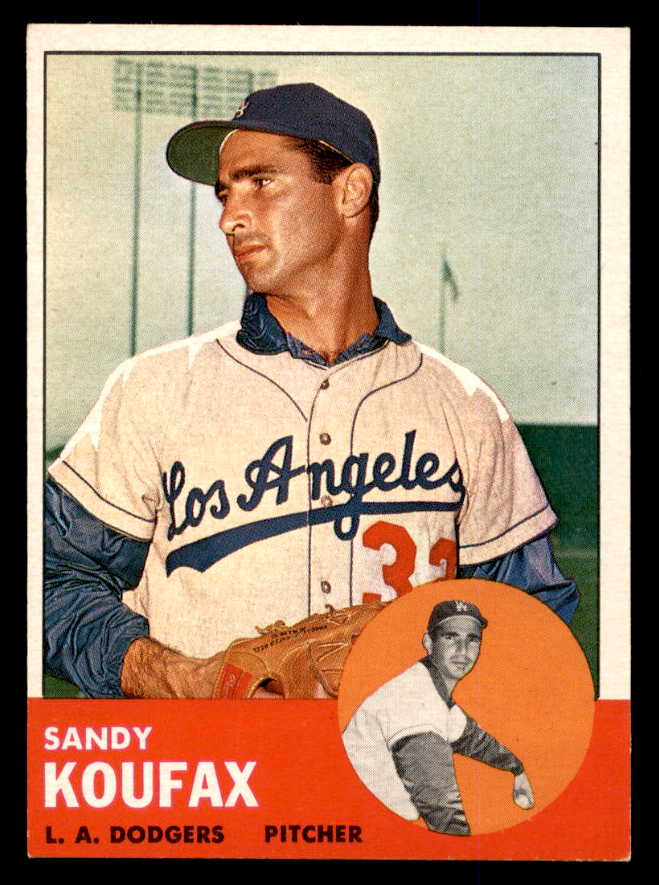 1963 Topps Baseball #210 Sandy Koufax Dodgers EX-MT 538446