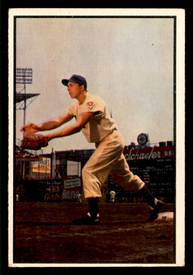 1953 Bowman Color Baseball #092 Gil Hodges Dodgers VG-EX 538451