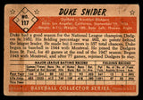 1953 Bowman Color Baseball #117 Duke Snider Dodgers GD-VG 538453