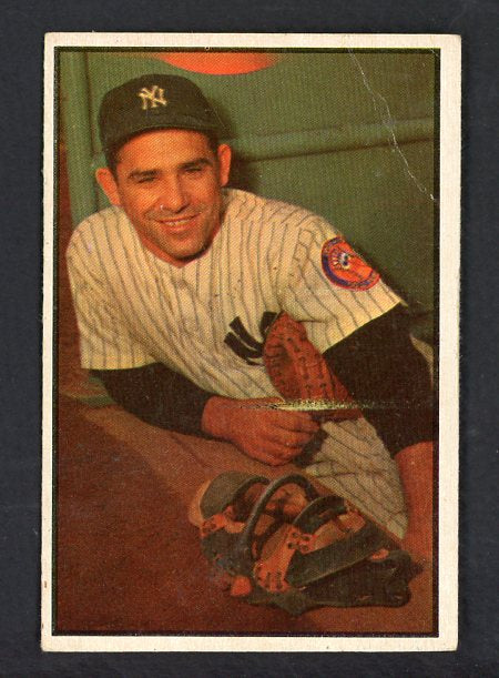 1953 Bowman Color Baseball #121 Yogi Berra Yankees VG 538454