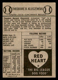 1954 Red Heart Ted Kluszewski Reds EX 538457