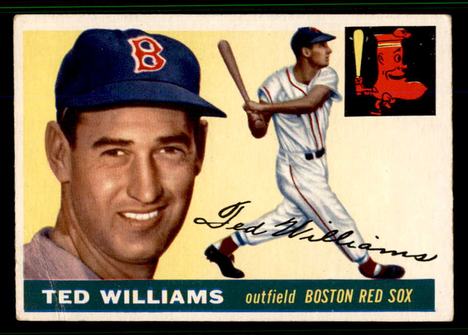 1955 Topps Baseball #002 Ted Williams Red Sox Good 538468